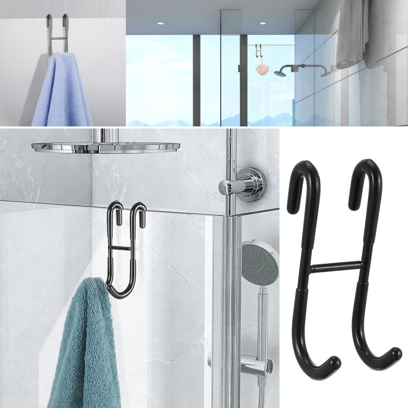 Door Hook for Hanging Clothes, No Punch Stainless Steel Hooks, Multipurpose Storage - Image 4