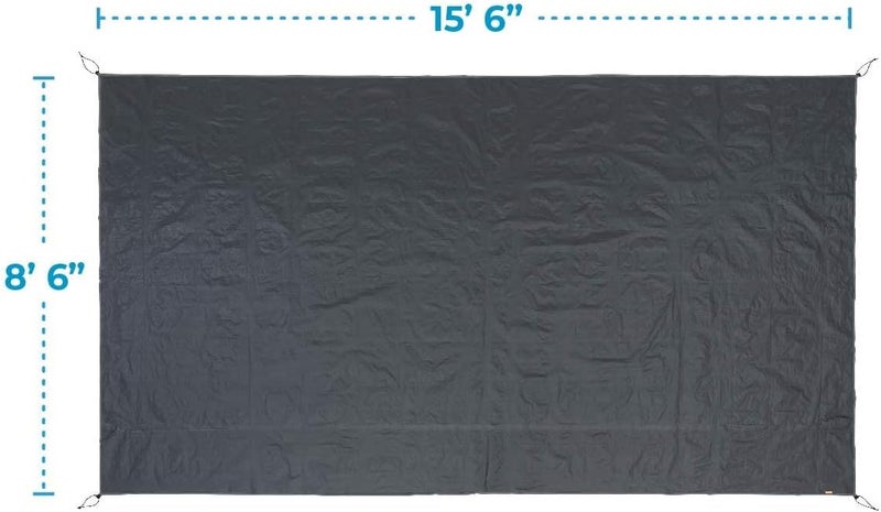 Core Outdoor Tent Footprints | Perfect Tarp Camping Accessories for Easy Camp Setup (9 Person Extended Dome Tent) - Image 3