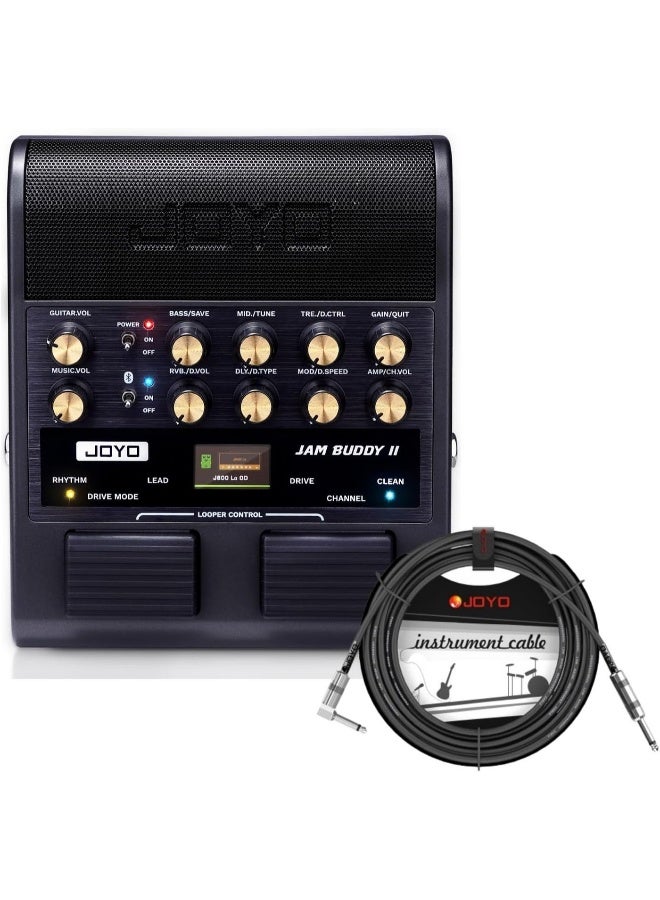 JOYO JAM BUDDY II Electric Guitar Amp & Multi-Effects Pedal Combo OTG Recording 14 Amp Models Bluetooth for Practice - Image 1