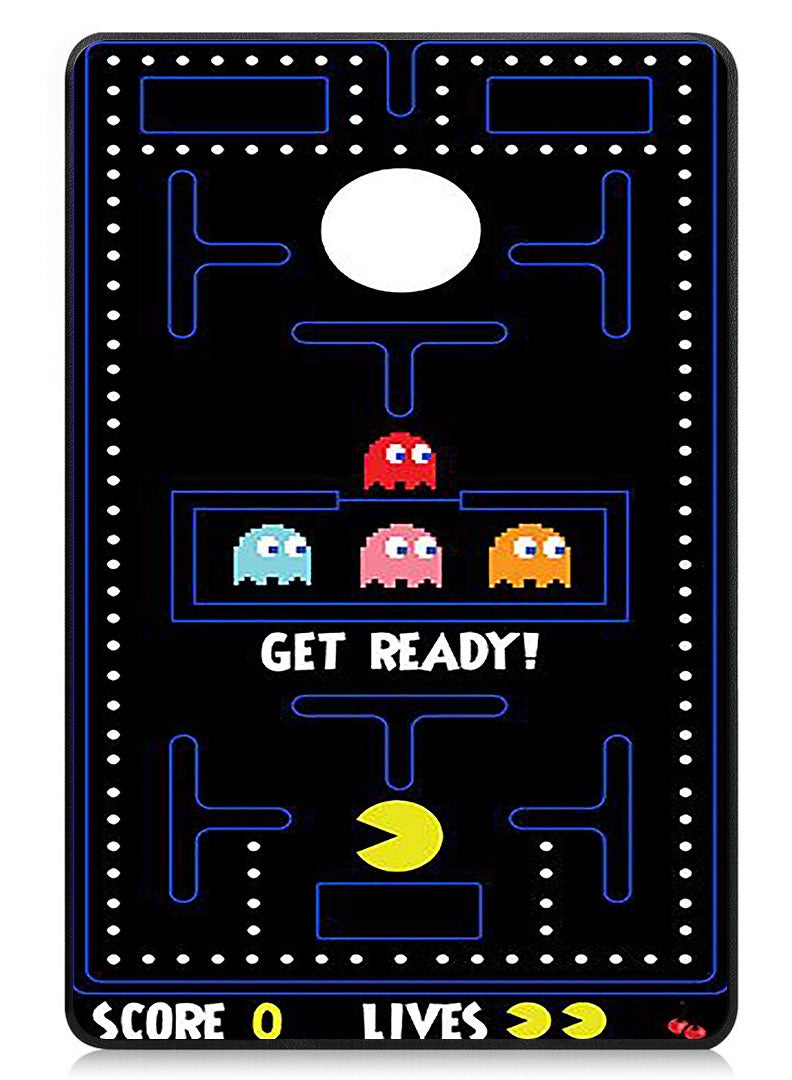 Theodor Protective Flip Case For Apple iPad mini 7th Generation (A17 Pro 2024 Model) (Mini 6 2021 Model  6th Generation) With Trifold Stand Auto Wake Sleep Shockproof Cover Pacman - Image 1