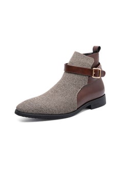 New Men's Casual Leather Boots