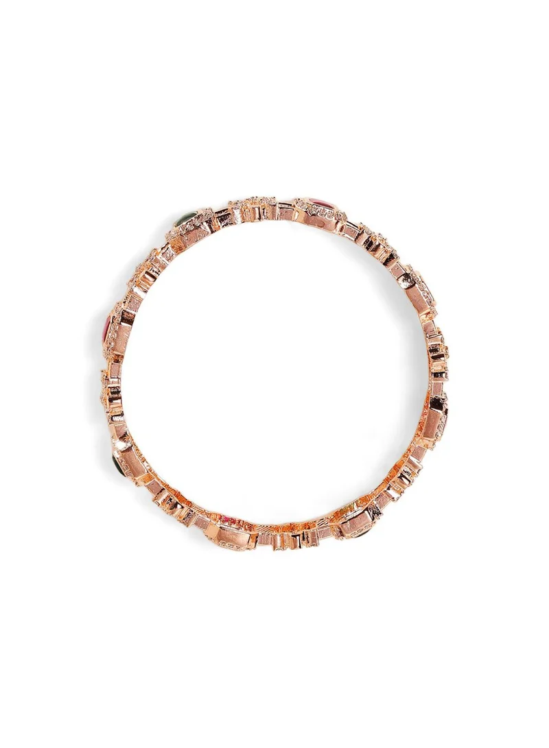 Priyaasi Set Of 2 Plated -Studded Bangles