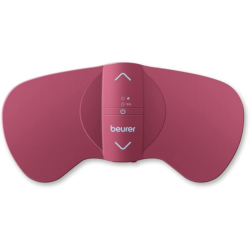 Beurer EM50 TENS Unit and Heating Pad - Portable Period Cramps Pain Relief, Rechargeable, Auto Shut-Off, 15 TENS Levels, Fast Heating, for Drug-Free Menstrual or Lower Back Pain Relief - Image 1