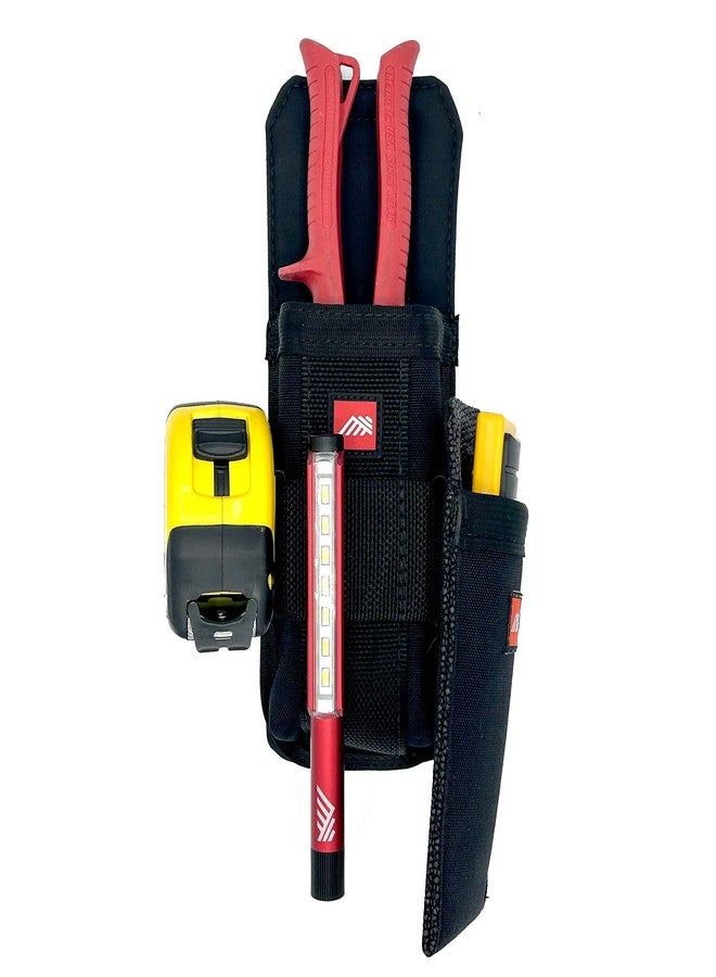 Diamondback SK1 Single-Slot Multitool Sheath - Heavy-Duty Belt Tool Holster with Spring Steel Clip - Expandable Belt Tool Pouch with Stiff Webbing Strap - Wear and Puncture Resistant Multi Tool Pouch - Image 3