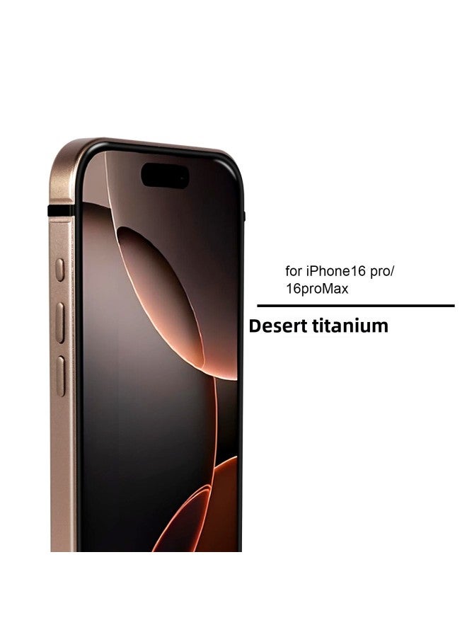 For Apple 16pro Metal Primary Color Phone Case Magsafe Magnetic Shell Iphone16promax Creative Case-Color:Black Titanium (without Magnetic Suction)-Applicable Models:iPhone 16 Promax  - Image 3