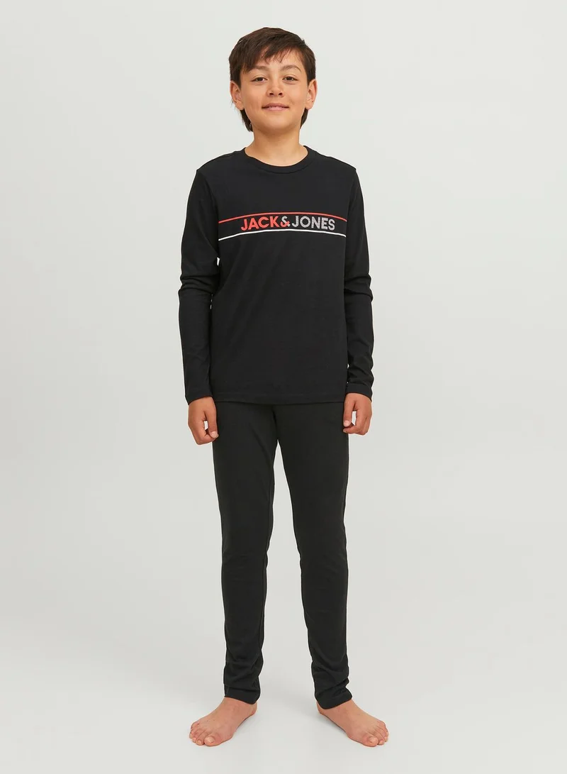 Jack & Jones Junior Youth Logo T-Shirt & Sweatpants