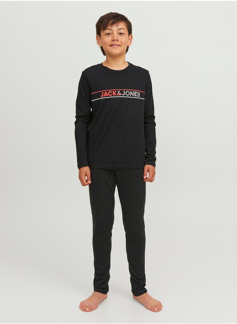 Jack & Jones Junior - Youth Logo T-Shirt & Sweatpants - Image 1