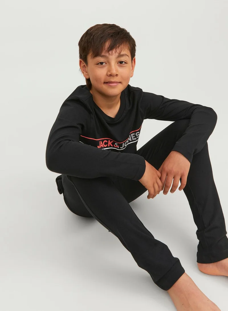 Jack & Jones Junior Youth Logo T-Shirt & Sweatpants