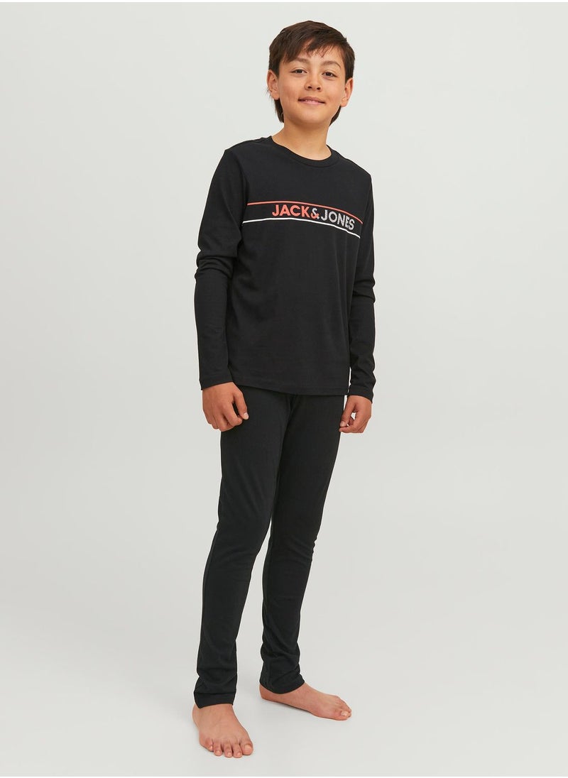Jack & Jones Junior - Youth Logo T-Shirt & Sweatpants - Image 1