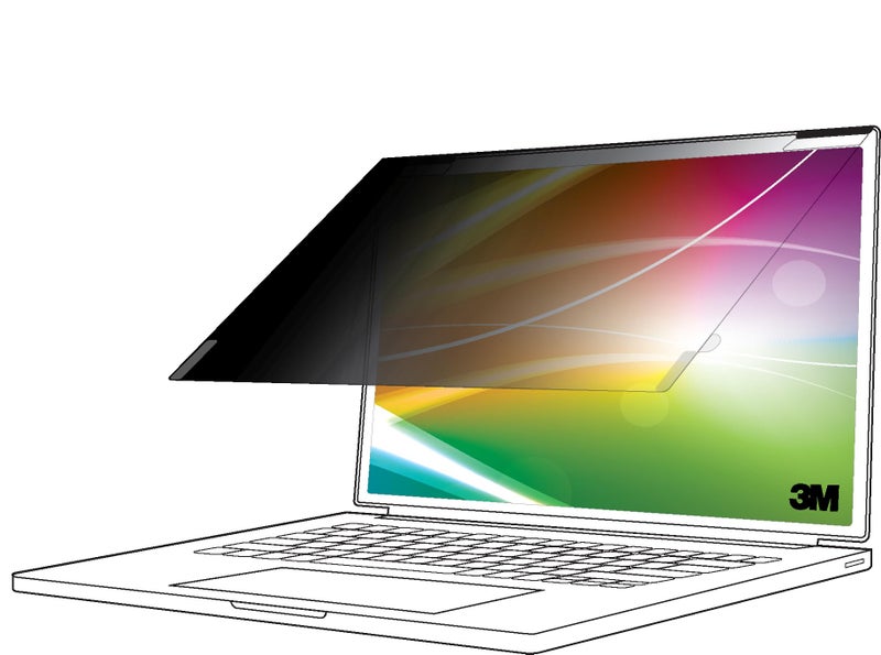 3M Bright Screen Privacy Filter for Apple MacBook Pro 14, M1-M4, 16:10, Polyester, BPNAP003 - Image 1