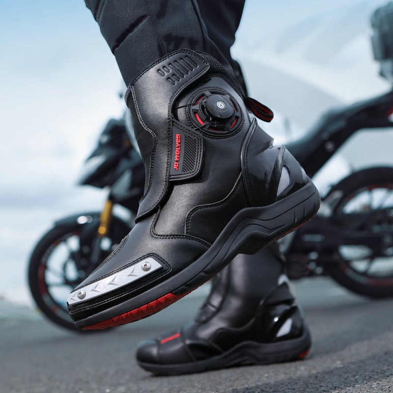 Four Seasons Waterproof Motorcycle Shoes Riding Boots Men'S And Women'S Winter Non-Slip Motorcycle Shoes Cross-Country Motorcycle Travel Long-Distance Rally Equipment - Image 3
