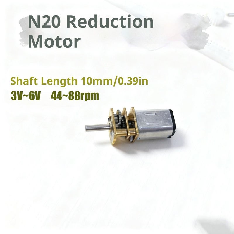 Multicolor N20 Reduction Motor Gear Rack Bracket Screw Nut Set - Image 2