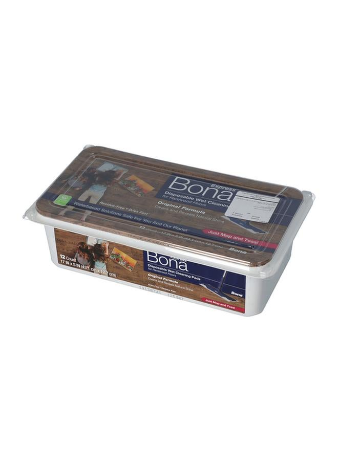 BONA 12-Piece Disposable Wet Cleaning Pads 17 x 5inch - Image 3