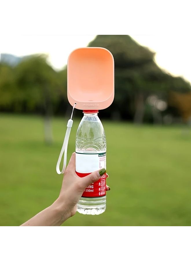 Green Portable Dog Water Bottle Connector With Leak Proof Drinking Head Travel Pet Water Dispenser Easy Clean No Mess Design For Dogs Hiking Car Rides Compatible With Standard Bottles Compact Accessory Reliable Attachment Hydration Solution - Image 1