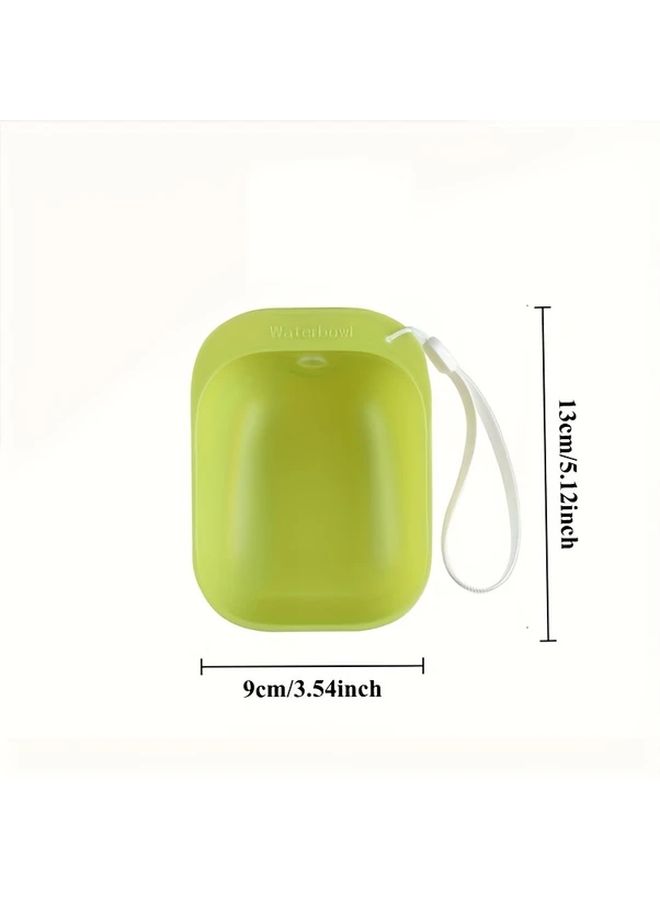 Green Portable Dog Water Bottle Connector With Leak Proof Drinking Head Travel Pet Water Dispenser Easy Clean No Mess Design For Dogs Hiking Car Rides Compatible With Standard Bottles Compact Accessory Reliable Attachment Hydration Solution - Image 2
