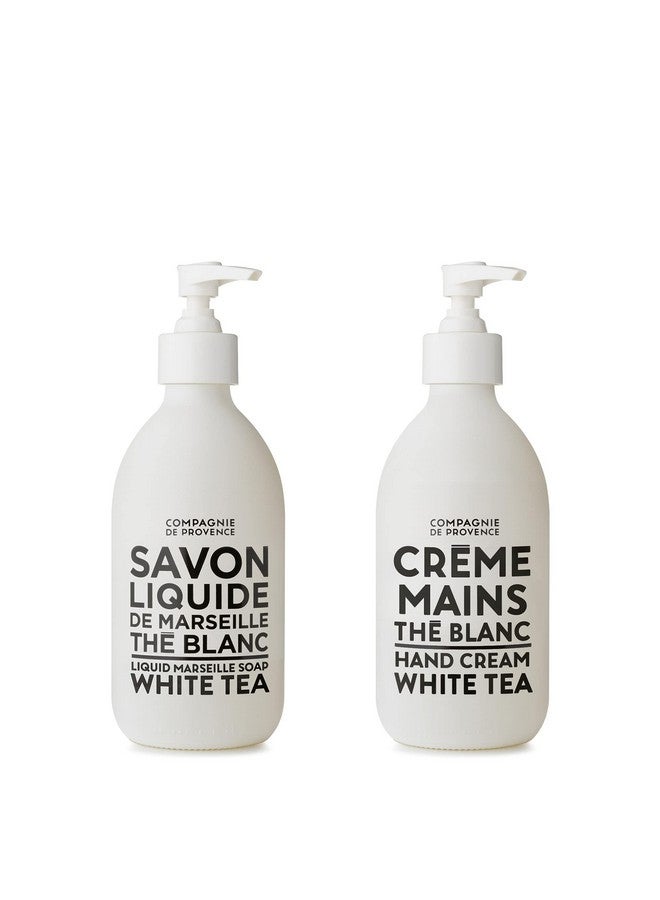 La Compagnie de Provence Compagnie De Provence Liquid Soap And Luxury Hand Cream White Tea - Image 1