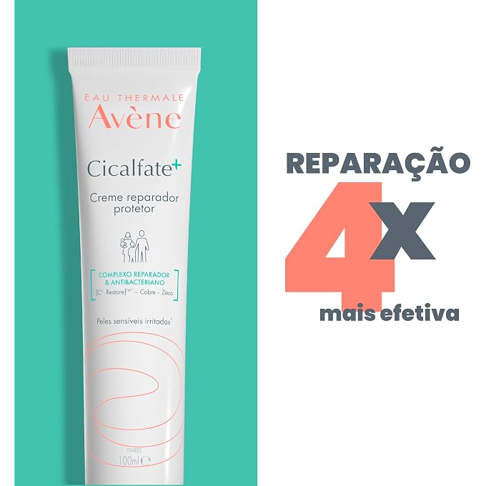 Avene Eau Thermale Avne Cicalfate+ Repairing Protective Cream - Soothes, Repairs, and Purifies The Irritated Skin - Fragrance-Free - 40ml Tube - Image 2
