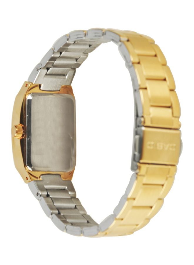 CASIO Women Stainless Steel Analog Watch LTP-1165N-9CDF - 33 mm - Gold - Image 5