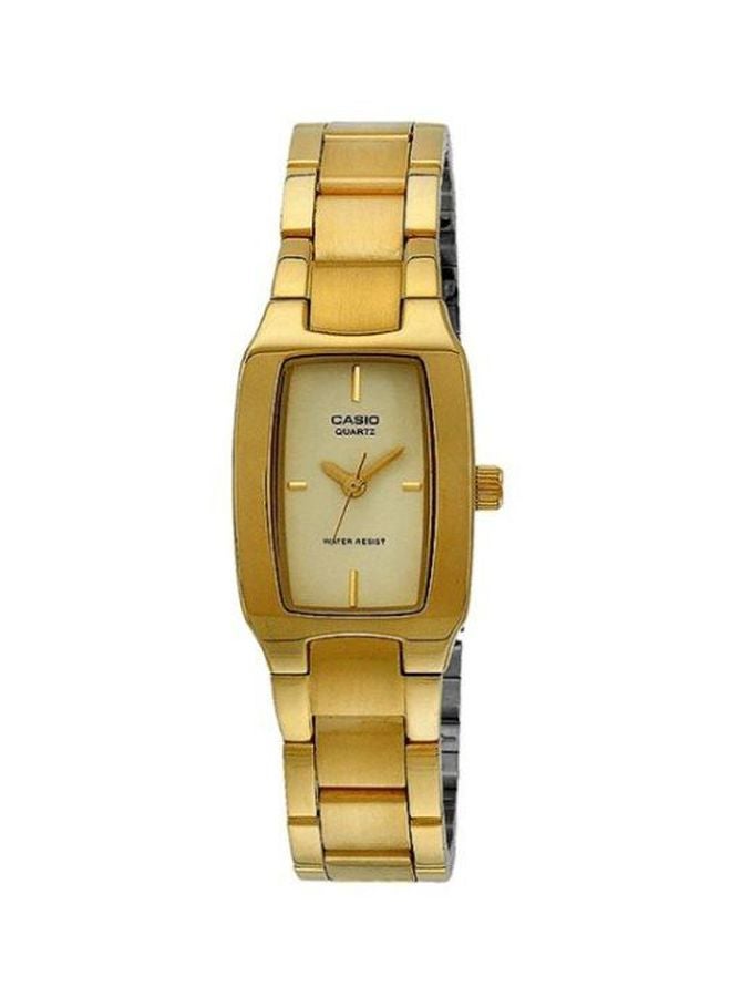 CASIO Women Stainless Steel Analog Watch LTP-1165N-9CDF - 33 mm - Gold - Image 1