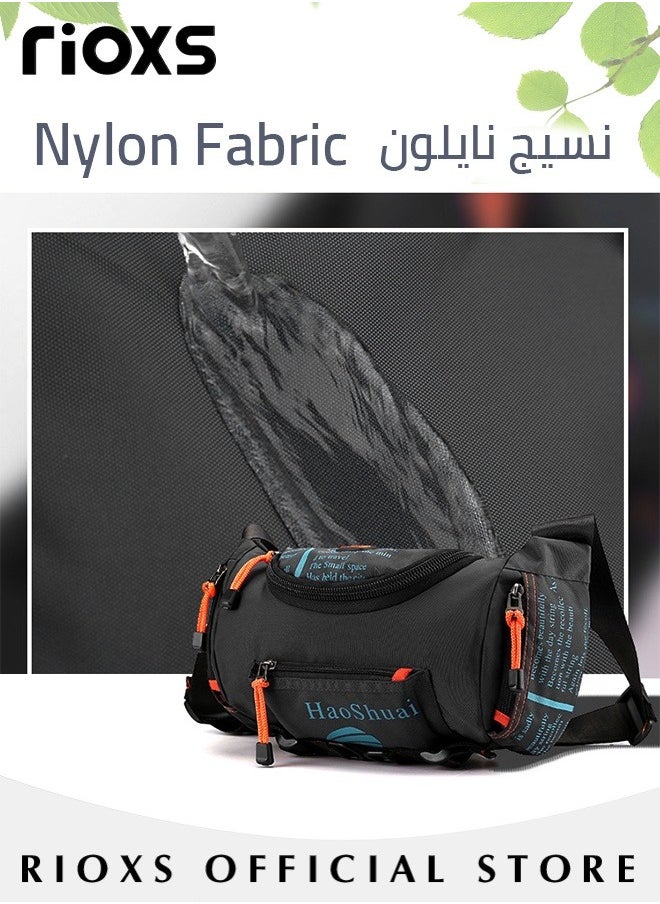 ريوكس حقيبة كروسبودي حقيبة كتف للرجال والنساء حقيبة ظهر عارضة خفيفة الوزن مقاومة للماء حقيبة ظهر للسفر لمسافات طويلة  - Image 4