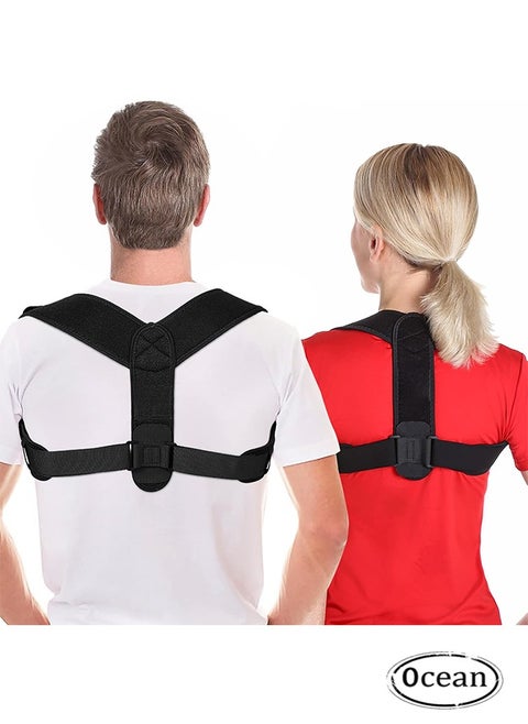 Posture Corrector for Women and Men, Comfortable Upper Back Support Adjustable Back Support for Back, Neck and Shoulder, Poor Posture Correction, Helps Promote Better Posture
