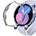 DEALELE 2PACK Case Compatible with Samsung Galaxy Watch 54 44mm Bling SingleRow Diamond PC Protective Case Replacement Watch Cover Bumper 44mm BlueTransparent - Image 2
