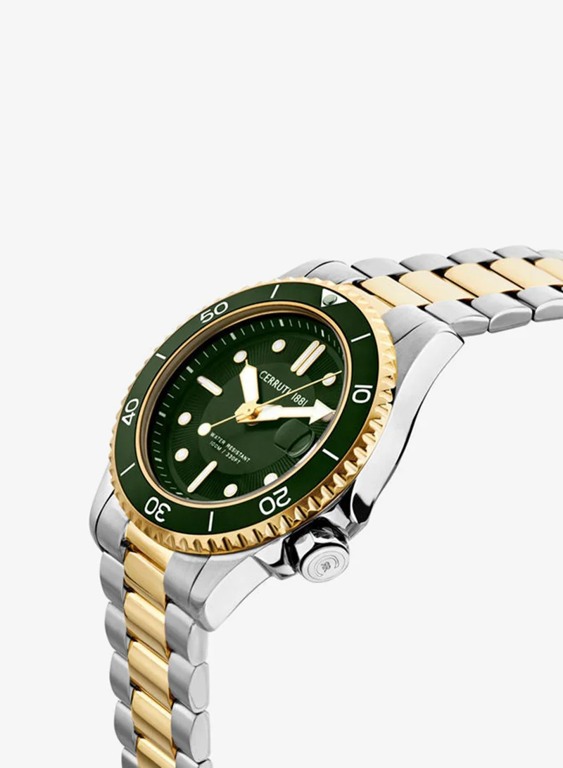 CERRUTI 1881 Cerruti Watch for Men - Green Dial - 43 MM