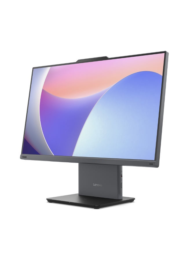 Lenovo Neo50a AIO With 23.8-Inch Full HD Display, Intel Core i5-13420H Processor/8GB RAM/512GB SSD/Intel UHD 770 Graphics/DOS(Without Windows) English Luna Grey - Image 1