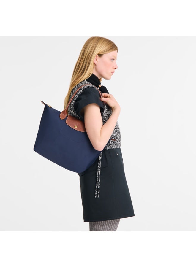 Longchamp Le Pliage Medium Tote Bag, Deep Navy Blue - Image 5