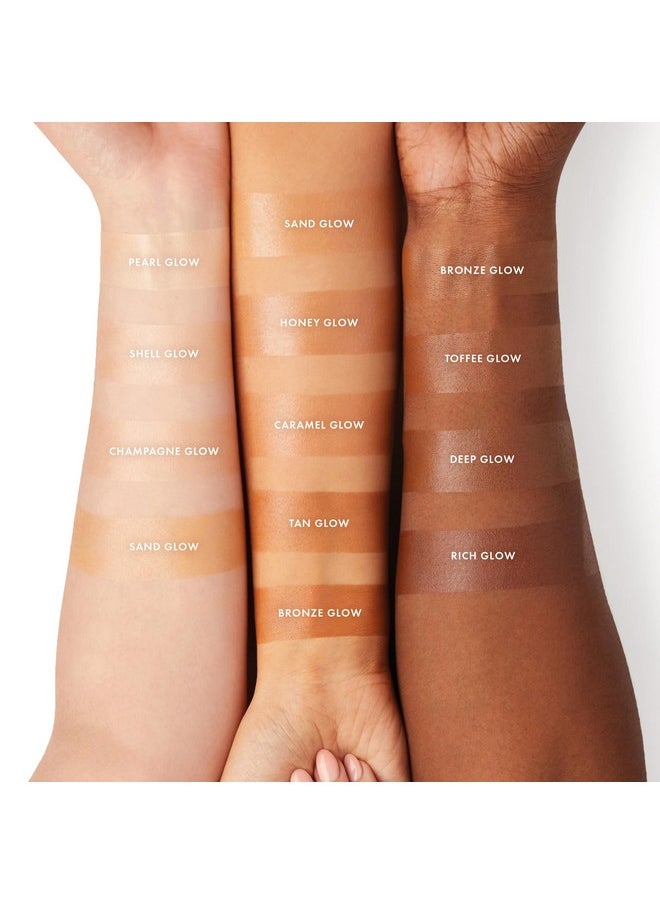 ICONIC LONDON - ICONIC LONDON Radiance Booster | Liquid Radiance Lightweight Skin Tint for a Glowy Makeup Look, Cruelty Free, Vegan Makeup (Sand Glow) 30 mL/ 1.01 Fl Oz - Image 1