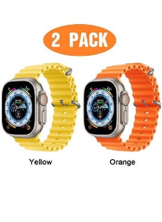 2PACK Nylon Compatible with Apple Watch Bands 49mm, Soft and Breathable Nylon G-hook Loop Buckle Watch Strap, Suitable for Apple watch Ultra Series 8 - pzsku/ZC75987DDEA680A37E41FZ/45/_/1697221209/8cde68cf-4bdc-47c4-b327-ada43e6ee53f