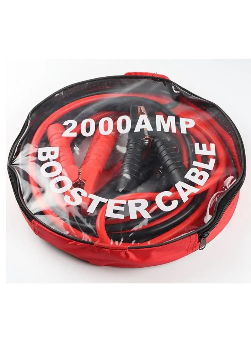 Auto Emergency Tool 2000AMP 4M Vehicle Battery Jump Leads Booster Cables Car Van Truck Auto Booster Cable. - Image 1