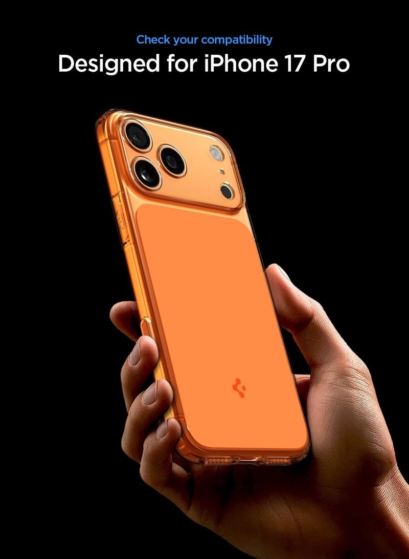 Spigen Ultra Hybrid T MagFit for iPhone 17 PRO Case Cover [Camera Control Button Cover] with MagSafe (2025) - Glossy Orange - Image 2