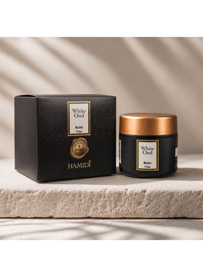 Hamidi White Oud Muattar 40Gm, Multi Colour, Perfumed Muattar Home Fragrance For Majlis, For Home Styling, Tabletop Display And Interior Ambience - Image 3