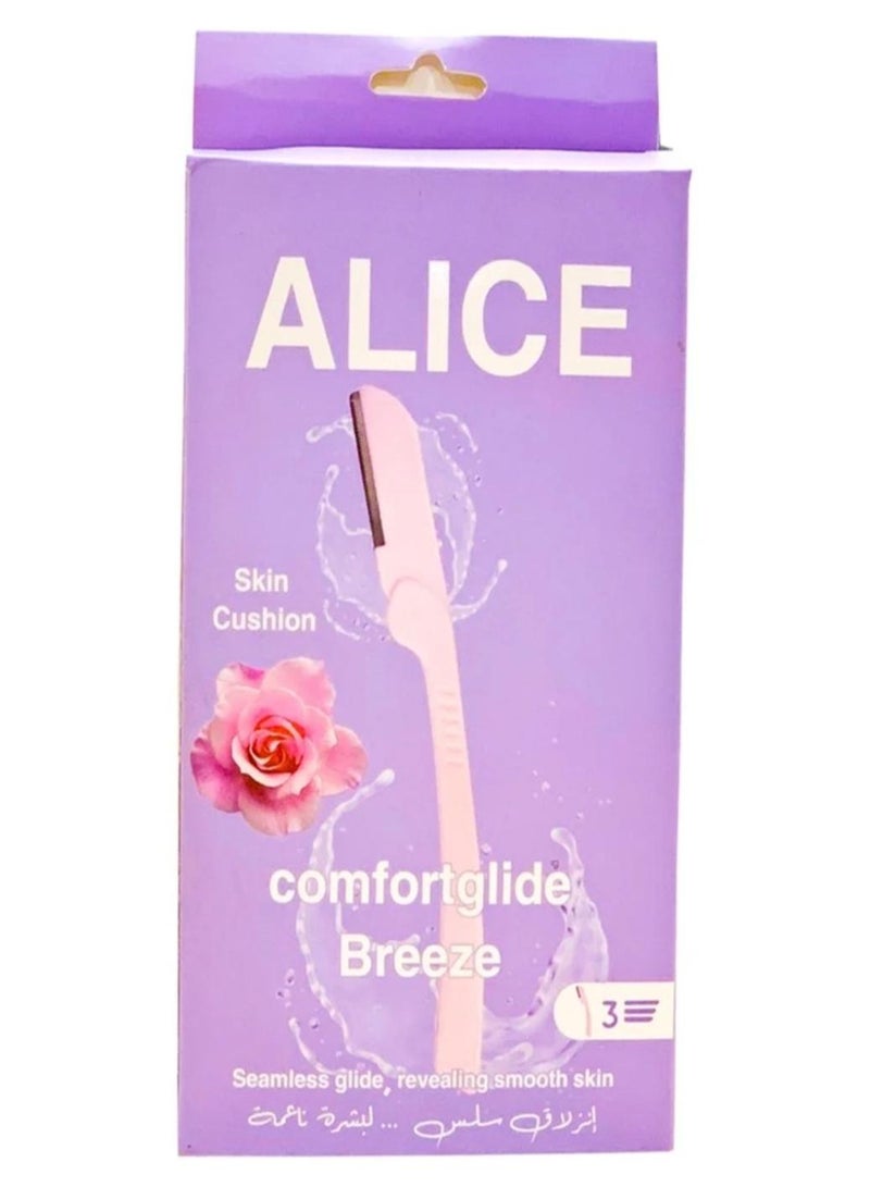 أليس ماكينة حلاقة للسيدات لشعر الوجه 3 شفرات