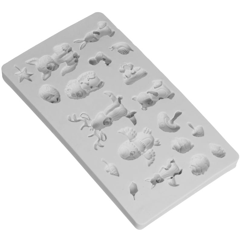 Silicone Mold: Forest Animals Cartoon Design - Nonstick High Temperature Durable for DIY Baking Cake Decoration Chocolate Aromatherapy Making - Image 4
