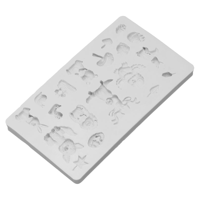 Silicone Mold: Forest Animals Cartoon Design - Nonstick High Temperature Durable for DIY Baking Cake Decoration Chocolate Aromatherapy Making - Image 2