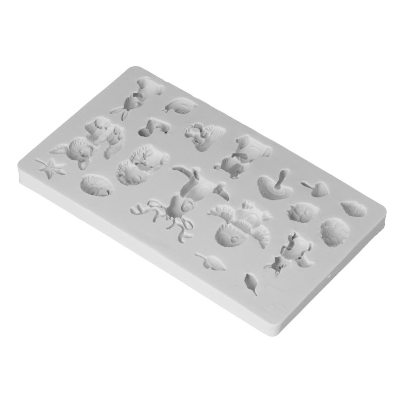 Silicone Mold: Forest Animals Cartoon Design - Nonstick High Temperature Durable for DIY Baking Cake Decoration Chocolate Aromatherapy Making - Image 3