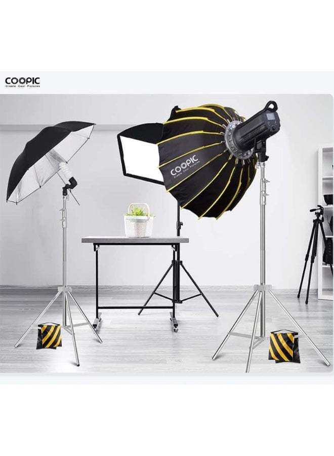 Coopic Light Stand 110inch/280cm Heavy Duty with 1/4-inch to 3/8-inch Universal Adapter for Studio Softbox, Monolight and Other Photographic Equipment (3 PACK) - Image 5