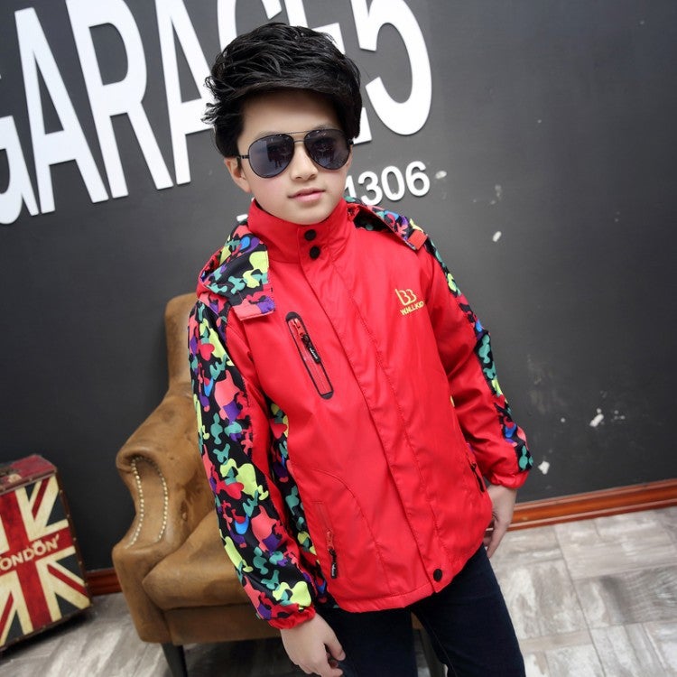 Children'S Jackets Medium And Large Boys And Girls Removable Liner Thick Jackets Mountaineering Jackets - Image 1