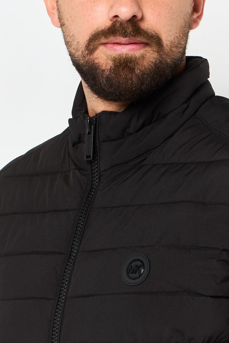 Michael Kors Men Quilted Puffer Vest Jacket, Black - Image 3