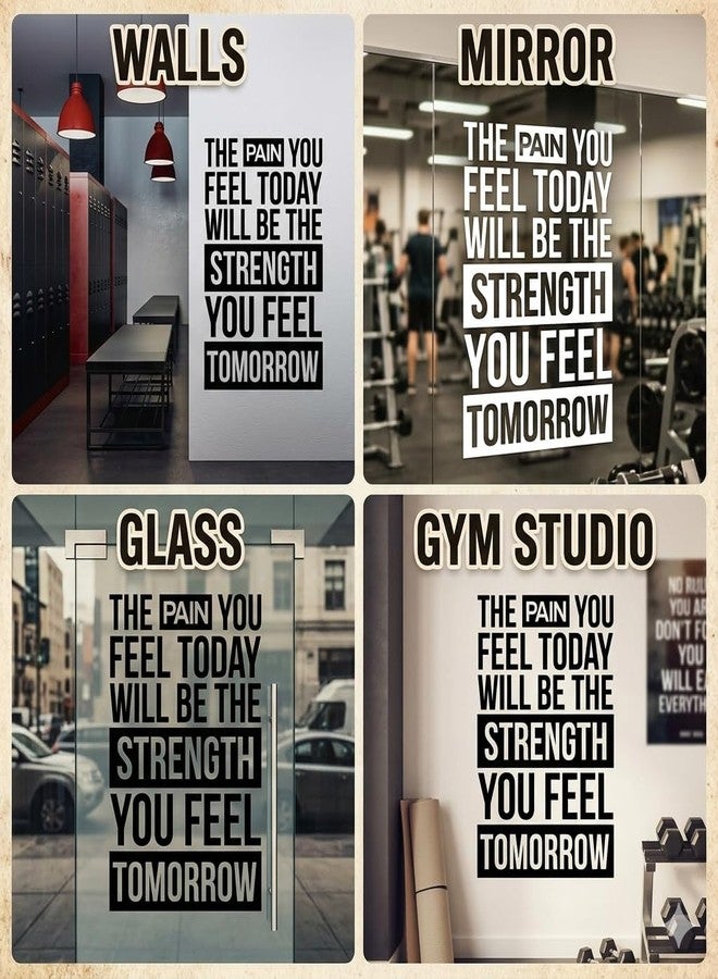ARWY Gym Wall Sticker “The Pain You Feel Today” Motivational Quote Vinyl Wall Decal for Home Gym & Fitness Room | Large Wall Art Decor (50 x 70 cm) - Image 4
