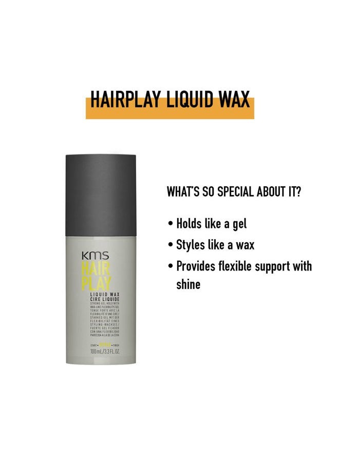 kms - HAIRPLAY Flexible Hold and Shine Liquid Wax Styler , 3.3 Fl Oz - Image 1