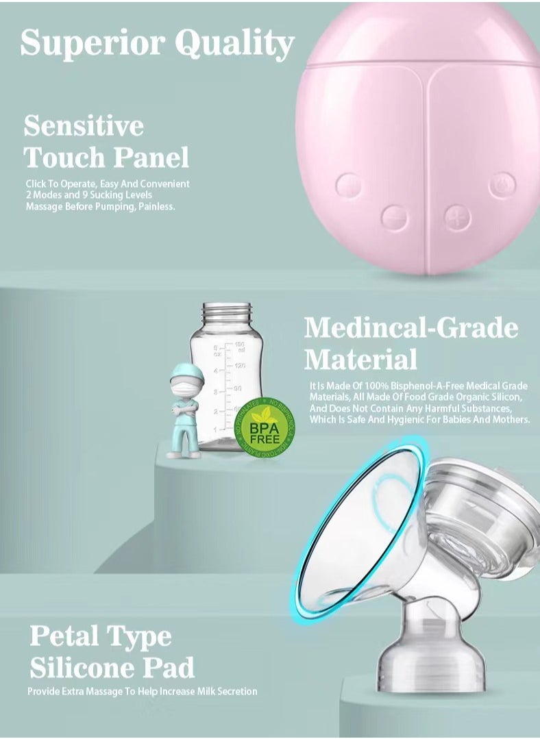 DEAREVERY Wearable hands-free electric painless automatic breastfeeding breast pump  - Image 3