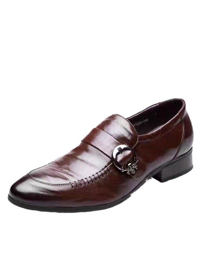 Shougu Versatile Retro Casual Leather Shoes  - Image 1