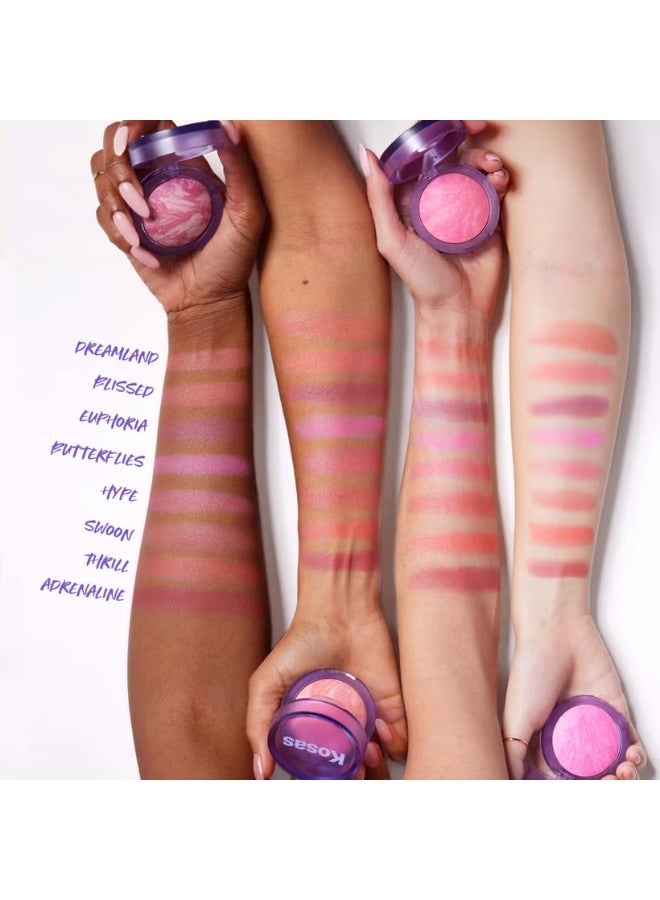 Kosas Blush Is Life Baked Dimensional + Brightening Blush - Butterflies - Image 4