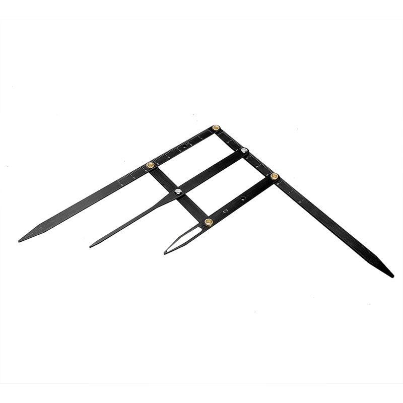 Microblading Tattoo Eyebrow Ruler Golden Ratio Makeup Symmetrical Tool AccessoryBlack - Image 4
