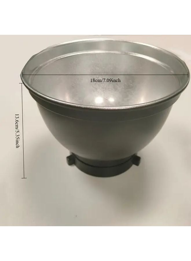 Black 7 Inch Bowens Mount Reflector Light Modifier For Godox Strobe And Video Lights - Image 5