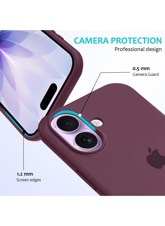 iPhone 17 Case Liquid Soft Silicone Slim iPhone 17 Cover with Inside Microfiber Lining Shockproof Protective Phone Case for iPhone 17 6.3 inch - Image 5