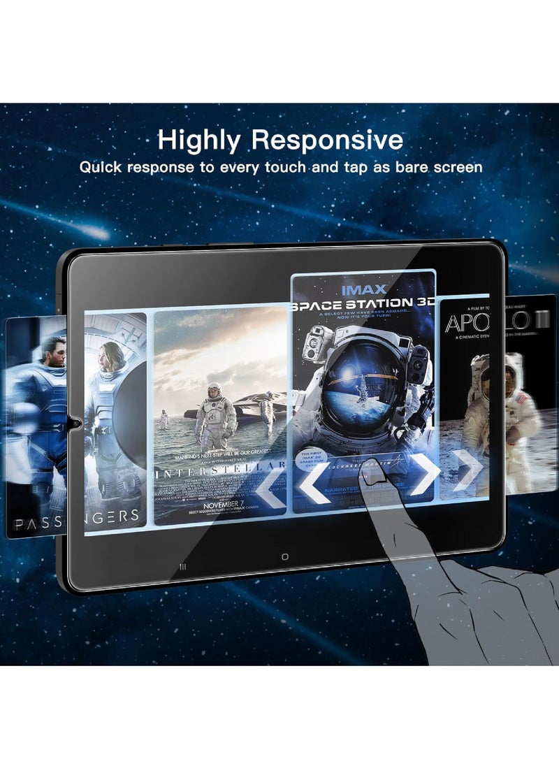 Rock Pow - Screen Protector for Samsung Galaxy Tab S10 Plus 2024/ S9 Plus/ S9 FE Plus 5G 12.4 Inch 2023 with Easy Installation Frame Tempered Glass Film HD Clear 2pcs - Image 1